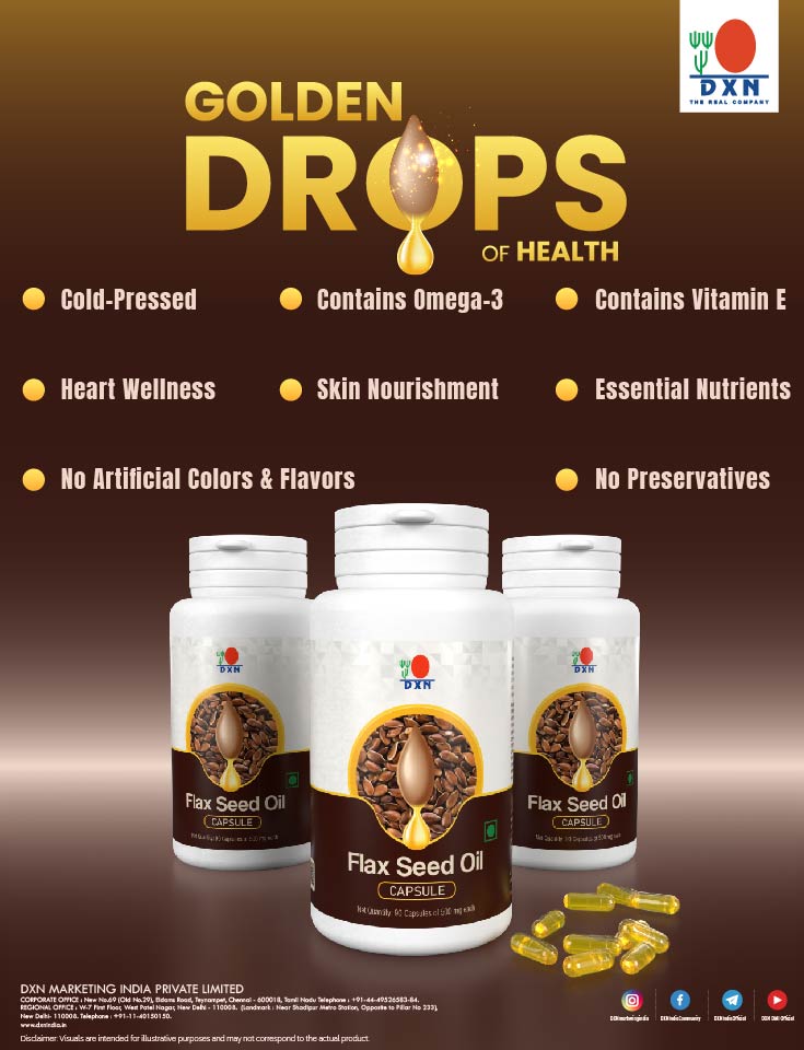 DXN Flax Seed Oil Capsule